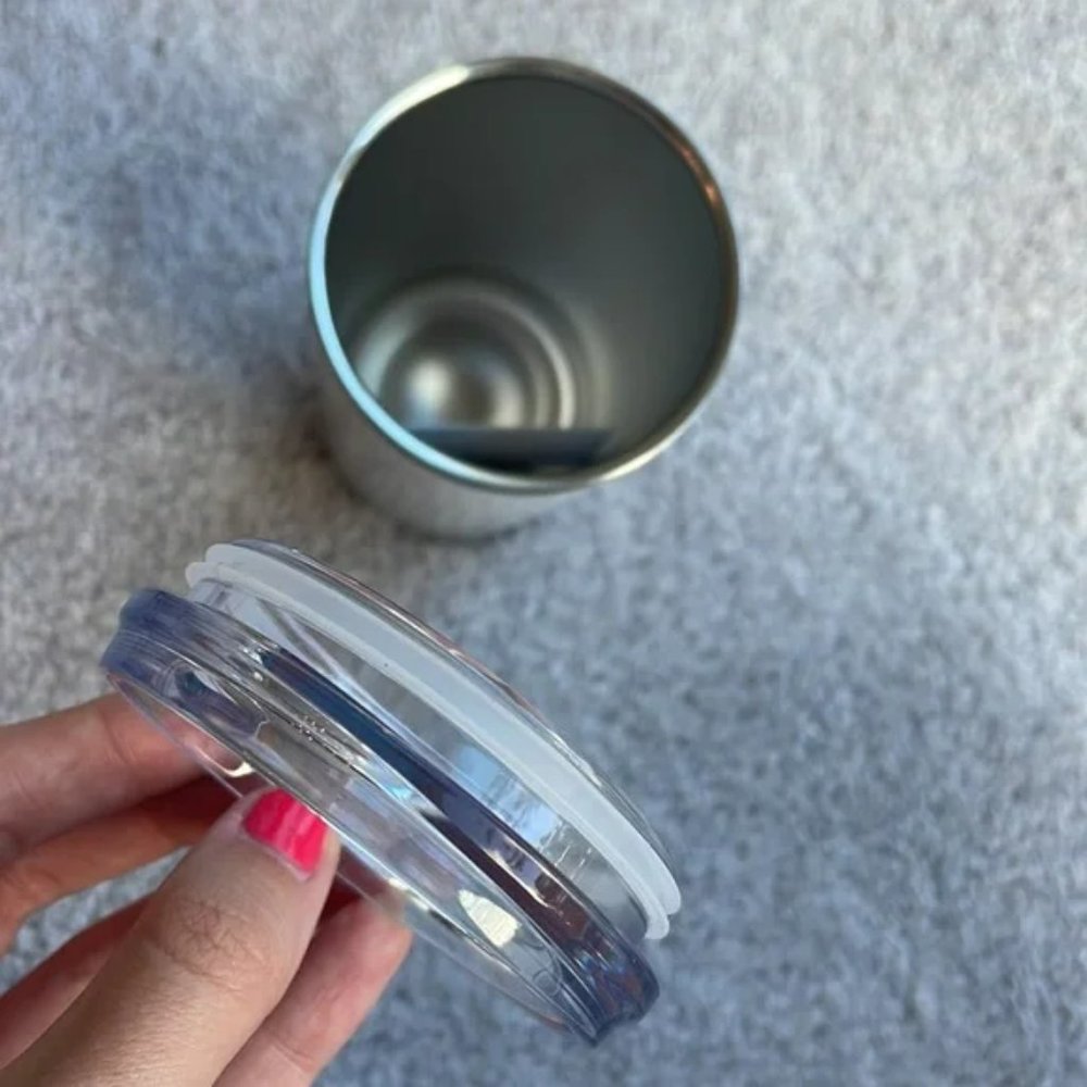 POSHMARK Tumbler Coffee Tea Reuseable Eco Friendly Travel Friendly Has Lid - Picture 2 of 6